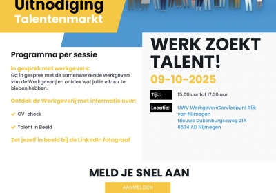Uitnodiging Talentenmarkt