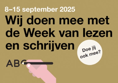 Week van lezen en schrijven